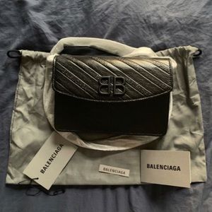 Balenciaga BB Chain Wallet - Black. Brand New!!